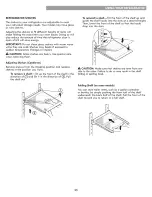 Preview for 25 page of Kenmore 795.7209 Use & Care Manual