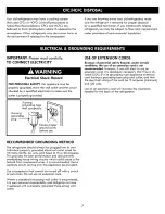 Preview for 7 page of Kenmore 795.7235 Use & Care Manual