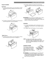 Предварительный просмотр 29 страницы Kenmore 795.7237 Series Use & Care Manual