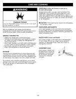 Предварительный просмотр 34 страницы Kenmore 795.7237 Series Use & Care Manual