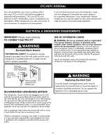 Preview for 7 page of Kenmore 795.7303 Series Use & Care Manual