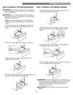 Preview for 15 page of Kenmore 795.7303 Series Use & Care Manual