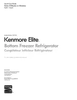 Предварительный просмотр 1 страницы Kenmore 795.73132410 Use & Care Manual