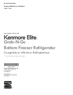 Kenmore 795.7403 series Use & Care Manual preview