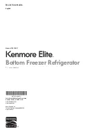 Preview for 1 page of Kenmore 795.7409 Use & Care Manual