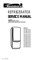 Kenmore 795.75082.401 Service Manual предпросмотр