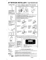 Kenmore 795.75192400 Instructions preview