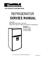 Preview for 1 page of Kenmore 795.75312.900 Service Manual