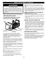 Preview for 25 page of Kenmore 795.7830 Series Use & Care Manual