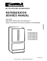 Предварительный просмотр 1 страницы Kenmore 795.78302.800 Service Manual