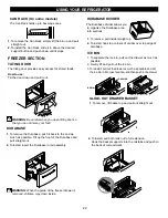 Preview for 22 page of Kenmore 795.7840 Series Use & Care Manual