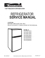 Kenmore 795.79012.901 Service Manual предпросмотр