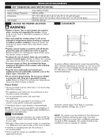 Preview for 7 page of Kenmore 796.2947 Series Use & Care Manual