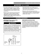 Preview for 5 page of Kenmore 796.3140* Use & Care Manual