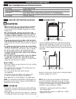 Предварительный просмотр 7 страницы Kenmore 796.3141#31# Use & Care Manual