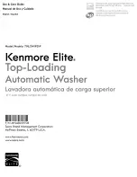 Kenmore 796.31412310 Use & Care Manual предпросмотр