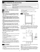 Preview for 7 page of Kenmore 796.31412310 Use & Care Manual