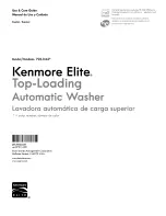 Предварительный просмотр 1 страницы Kenmore 796.3142 Series Use & Care Manual