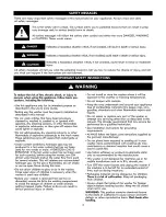 Preview for 3 page of Kenmore 796.3146 Series Use & Care Manual