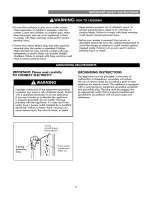 Preview for 5 page of Kenmore 796.3146 Series Use & Care Manual