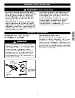 Предварительный просмотр 5 страницы Kenmore 796.4051 Use & Care Manual