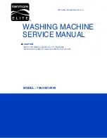 Предварительный просмотр 1 страницы Kenmore 796.405190 Service Manual