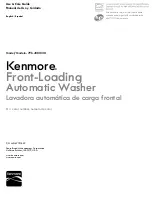 Предварительный просмотр 1 страницы Kenmore 796.4118#31 Series Use & Care Manual