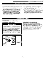 Предварительный просмотр 5 страницы Kenmore 796.4118#31 Series Use & Care Manual