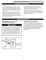 Preview for 5 page of Kenmore 796.41182310 Use & Care Manual