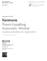 Kenmore 796.4126 Series Use & Care Manual предпросмотр