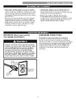 Preview for 5 page of Kenmore 796.4126 Series Use & Care Manual