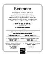 Preview for 64 page of Kenmore 796.4126 Series Use & Care Manual