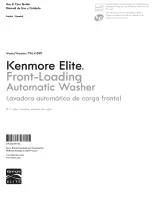 Предварительный просмотр 1 страницы Kenmore 796.4158 Series Use & Care Manual