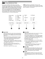 Предварительный просмотр 20 страницы Kenmore 796.4158 Series Use & Care Manual