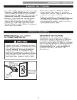 Preview for 5 page of Kenmore 796.4168 Series Use & Care Manual