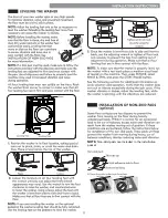 Предварительный просмотр 11 страницы Kenmore 796.4168 Series Use & Care Manual