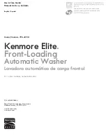 Preview for 1 page of Kenmore 796.4172 Use & Care Manual