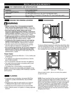 Предварительный просмотр 7 страницы Kenmore 796.4884 Series Use & Care Manual And Installation Instructions