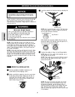 Preview for 2 page of Kenmore 796.5104#61# Installation Instruction