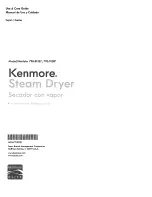 Kenmore 796.61422410 Use & Care Manual preview