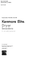 Kenmore 796.6162# Use & Care Manual предпросмотр