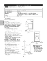 Предварительный просмотр 8 страницы Kenmore 796.8002#9 Series Use And Care Manual