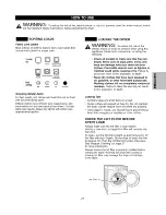 Предварительный просмотр 21 страницы Kenmore 796.8002#9 Series Use And Care Manual