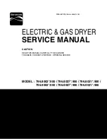 Предварительный просмотр 1 страницы Kenmore 796.8002.900 Service Manual