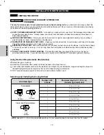 Предварительный просмотр 14 страницы Kenmore 796.8002 Series Use & Care Manual And Installation Instructions