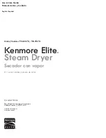 Kenmore 796.8107 Use & Care Manual предпросмотр