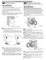 Предварительный просмотр 16 страницы Kenmore 796.8127 Series Use & Care Manual