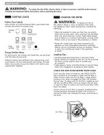 Предварительный просмотр 22 страницы Kenmore 796.8127 Series Use & Care Manual