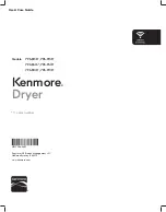 Предварительный просмотр 1 страницы Kenmore 796.8136 Series Use & Care Manual