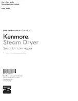 Kenmore 796.8137 Series Use & Care Manual предпросмотр